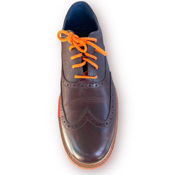 Cole Haan Great Jones Wing Tip
Shoes Men\'s Size 10 M Brown
Leather Orange C11235 main image 6